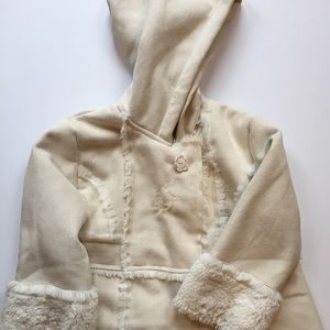 Catimini. Gorgeous. Faux suede. Cream. Amazing.